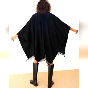 Black poncho shall